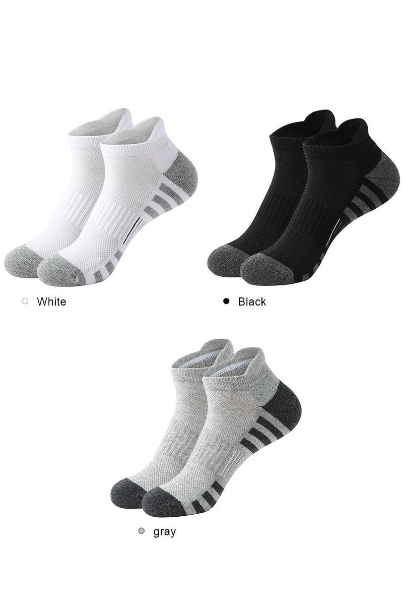 Mens Athletic Socks (6-Pack) - Low Cut, Sweat-Wicking, Odour-Resistant, All-Season Comfort - Ideal for Active Lifestyles, Running  Everyday Wear - Image 4